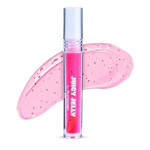 STRAWBERRY | Blossom Lip Gloss Juicy Jelly Moisturizing High Shine Lip Oil